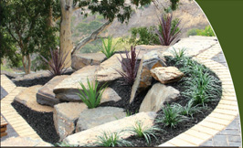 photo - paving and rock landscaping